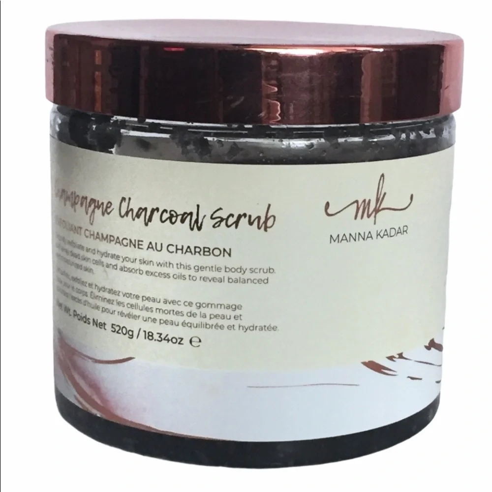 Manna Kadar Exfoliating Charcoal Scrub RELAX Champagne